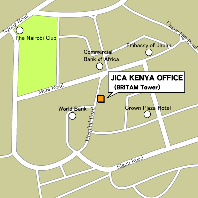 ケニア事務所地図