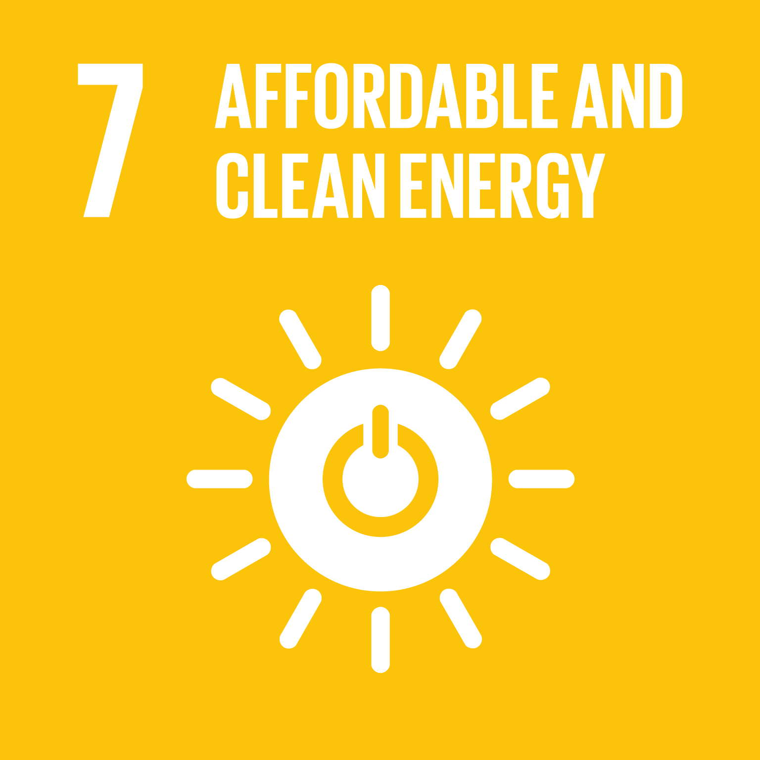 【SDGs logo】AFFORDABLE AND CLEAN ENERGY