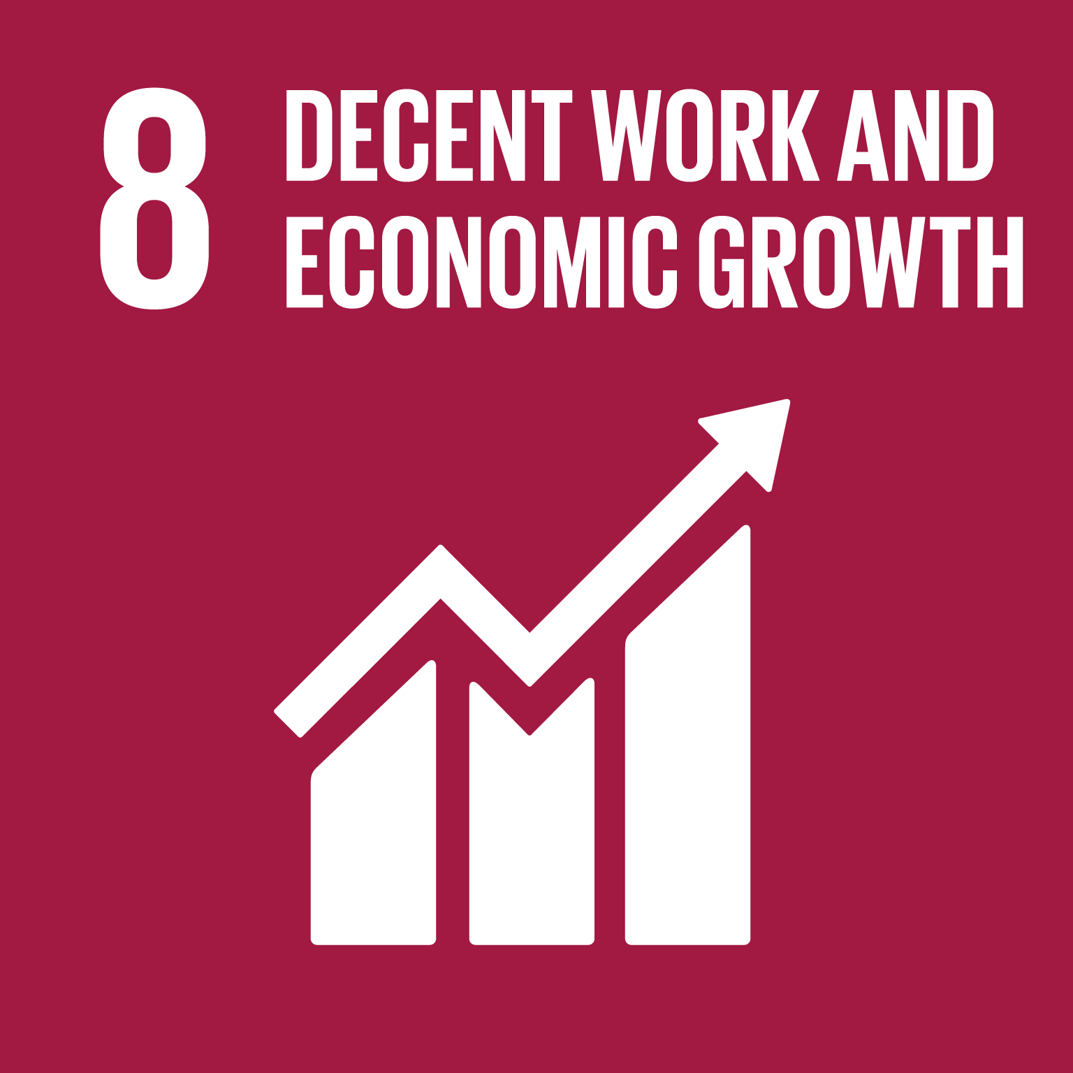 【SDGs logo】DECENT WORK AND ECONOMIC GROWTH