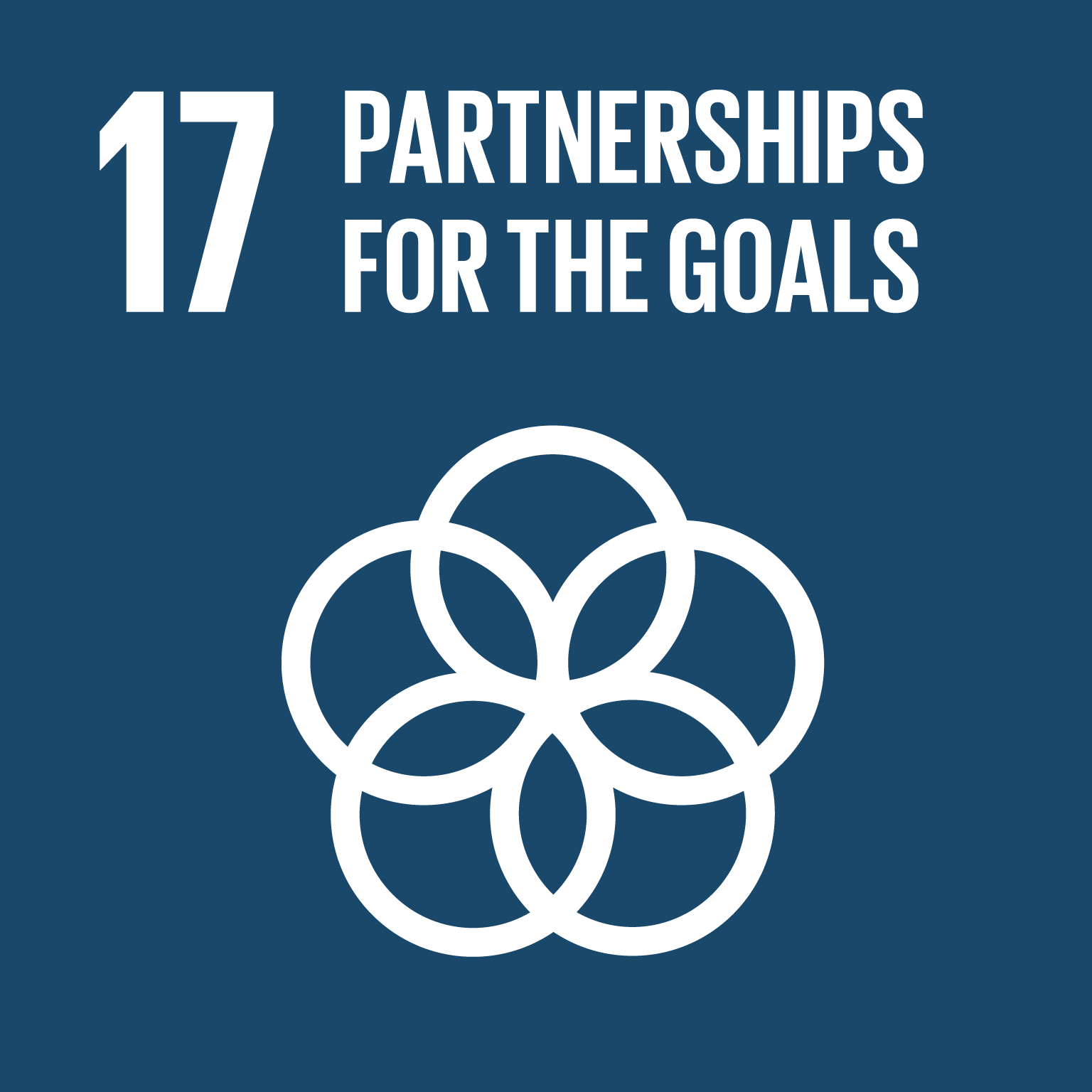 【SDGs logo】PARTNERSHIPS FOR THE GOALS