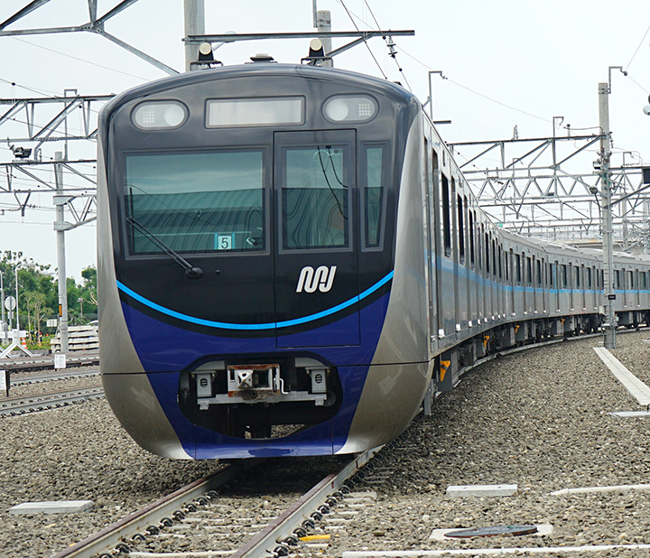 The Jakarta MRT train