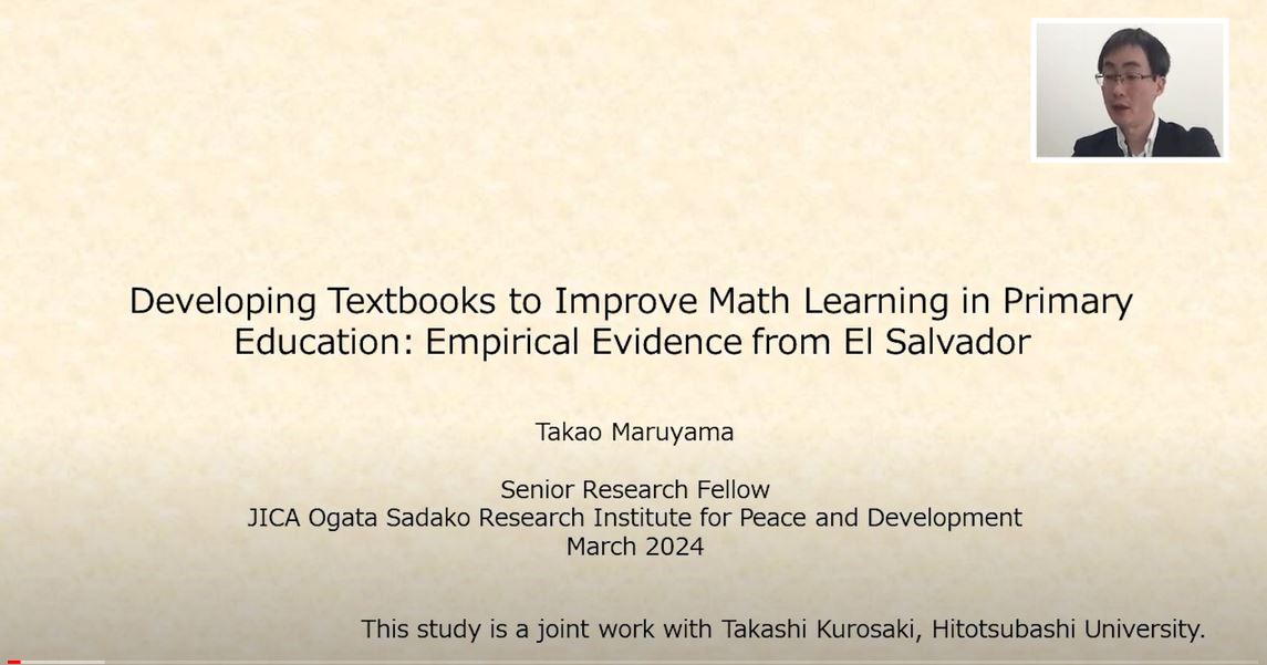 Developing Textbooks to Improve Math Learning in Primary Education: Evidence from El Salvador