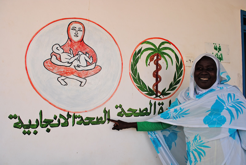 Midwife training in Darfur
