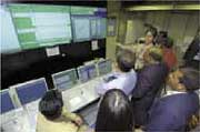 Training participants visited Japan Meteorological Agency as part of the training program for