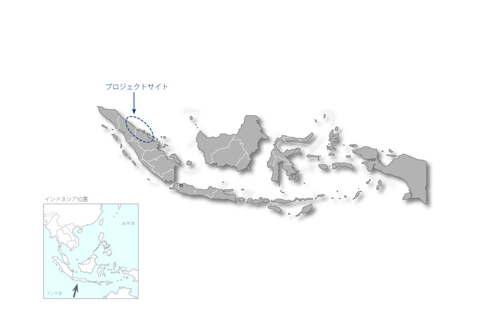 マラッカ海峡及びシンガポール海峡船舶航行安全システム向上計画の協力地域の地図