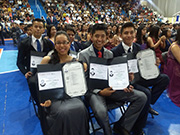 サン・ファン・デル・リオ校の卒業式（8月1日）