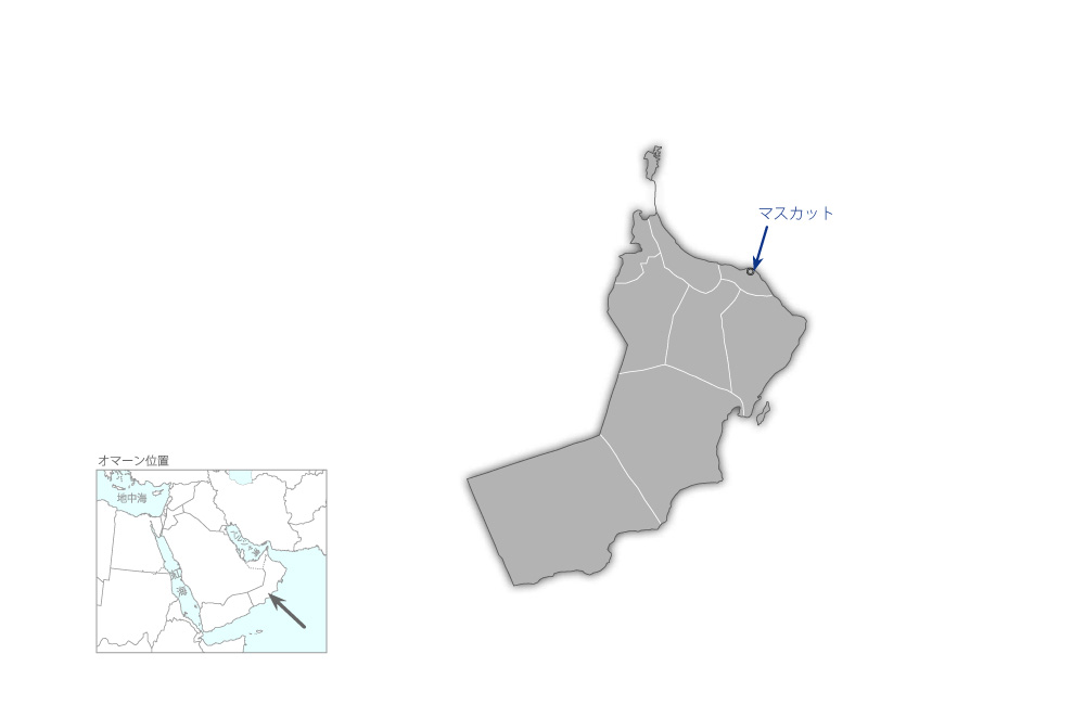 マングローブ環境情報センター(QEIC)開発プロジェクトの協力地域の地図