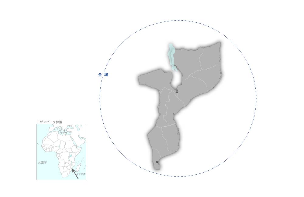 新型コロナウイルス感染症危機対応緊急支援計画の協力地域の地図