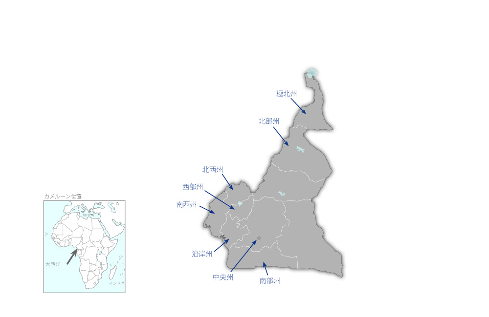 送配電網強化・拡充事業の協力地域の地図