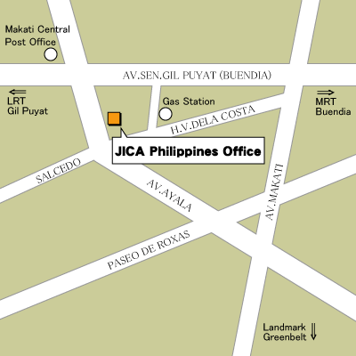 フィリピン事務所地図