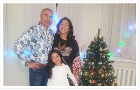 2015年のお正月の家族写真