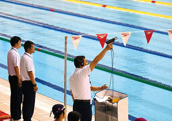 「2019世界パラ水泳選手権大会代表選考会」では、スターターや審判員を務める。