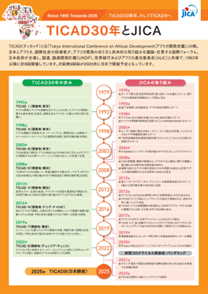 TICAD30年とJICA