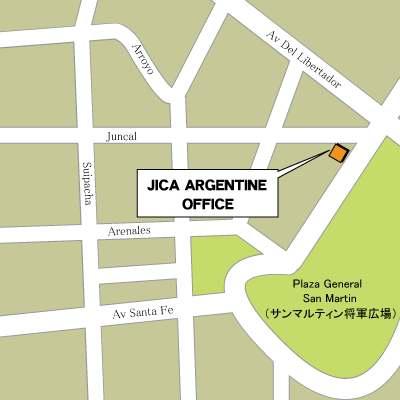 アルゼンチン支所地図