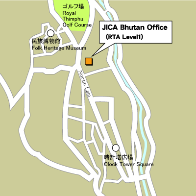 ブータン事務所地図