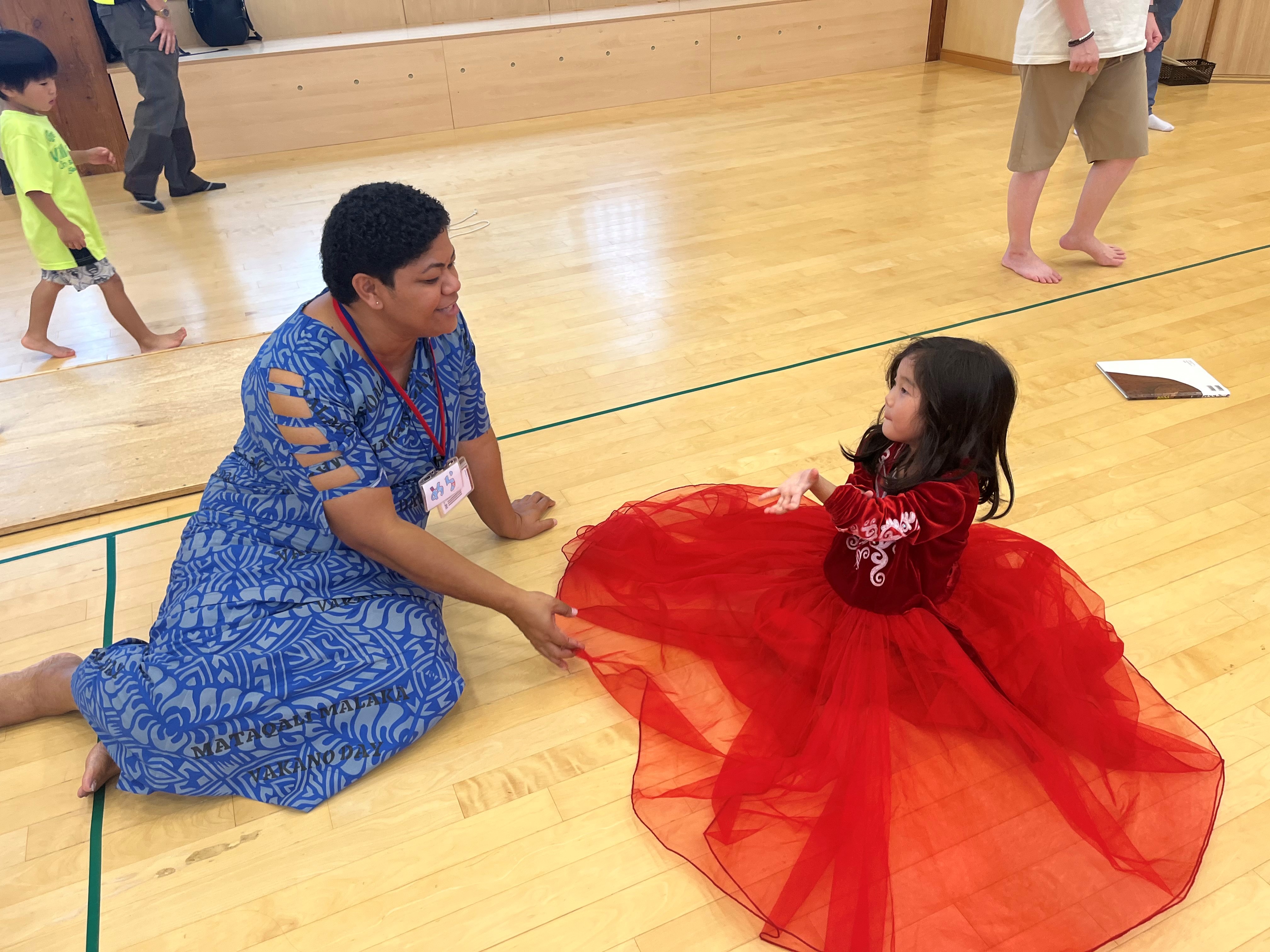 民族衣装の体験