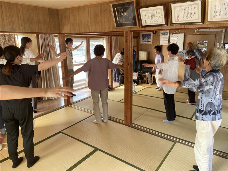 愛媛県宇和島市のグローカルプログラム視察現場 