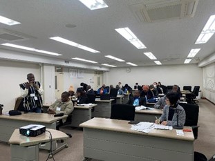 東松島市での研修の様子