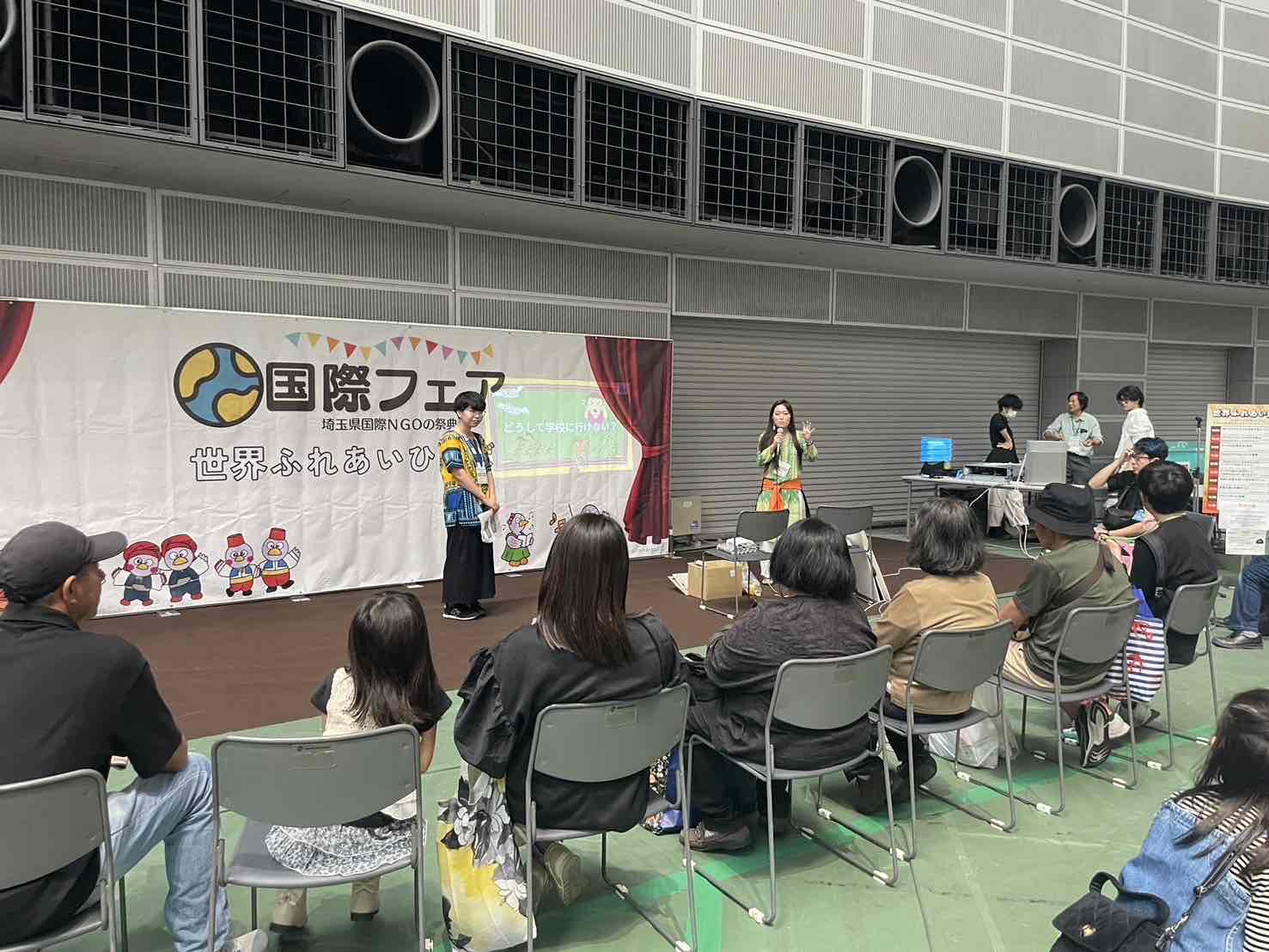 ミニステージの様子