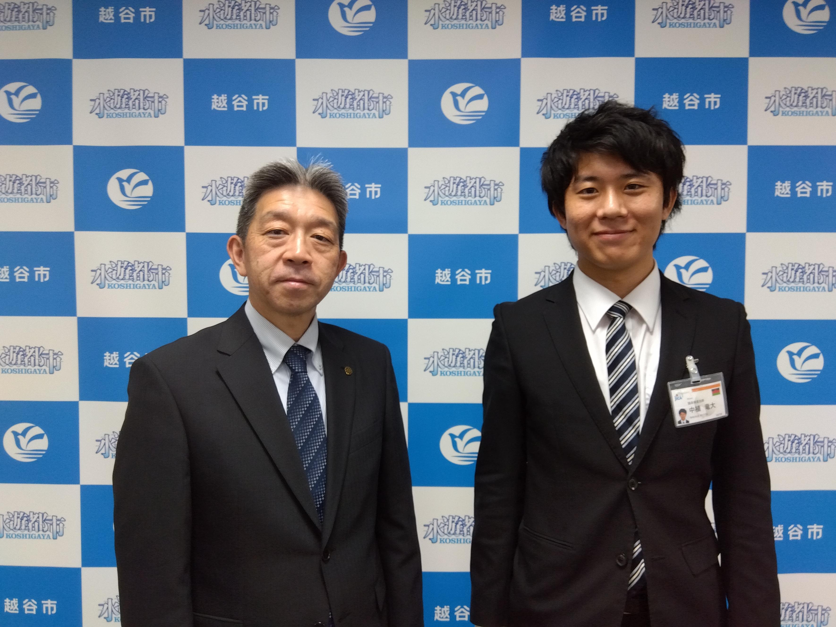 【越谷市】榊副市長を表敬訪問