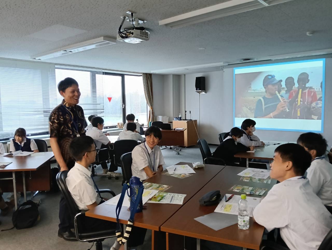 JICA海外協力隊の経験談の様子
