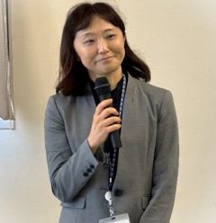 大野所長より歓迎の挨拶