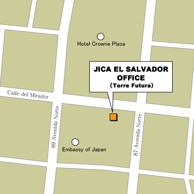 エルサルバドル事務所地図