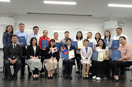 After the “Action Plan” presentation, Mongolian participants were successfully completed the KCCP program.