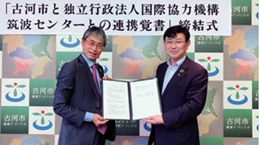 Signed a memorandum of cooperation on SDGs with Koga City, Ibaraki in 2021
