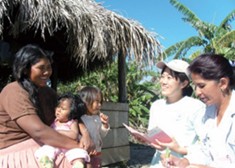 Miyuki Nakayama worked as a public health nurse in Bolivia and now works on multicultural coexistence efforts in Shimotsuma City, Ibaraki.