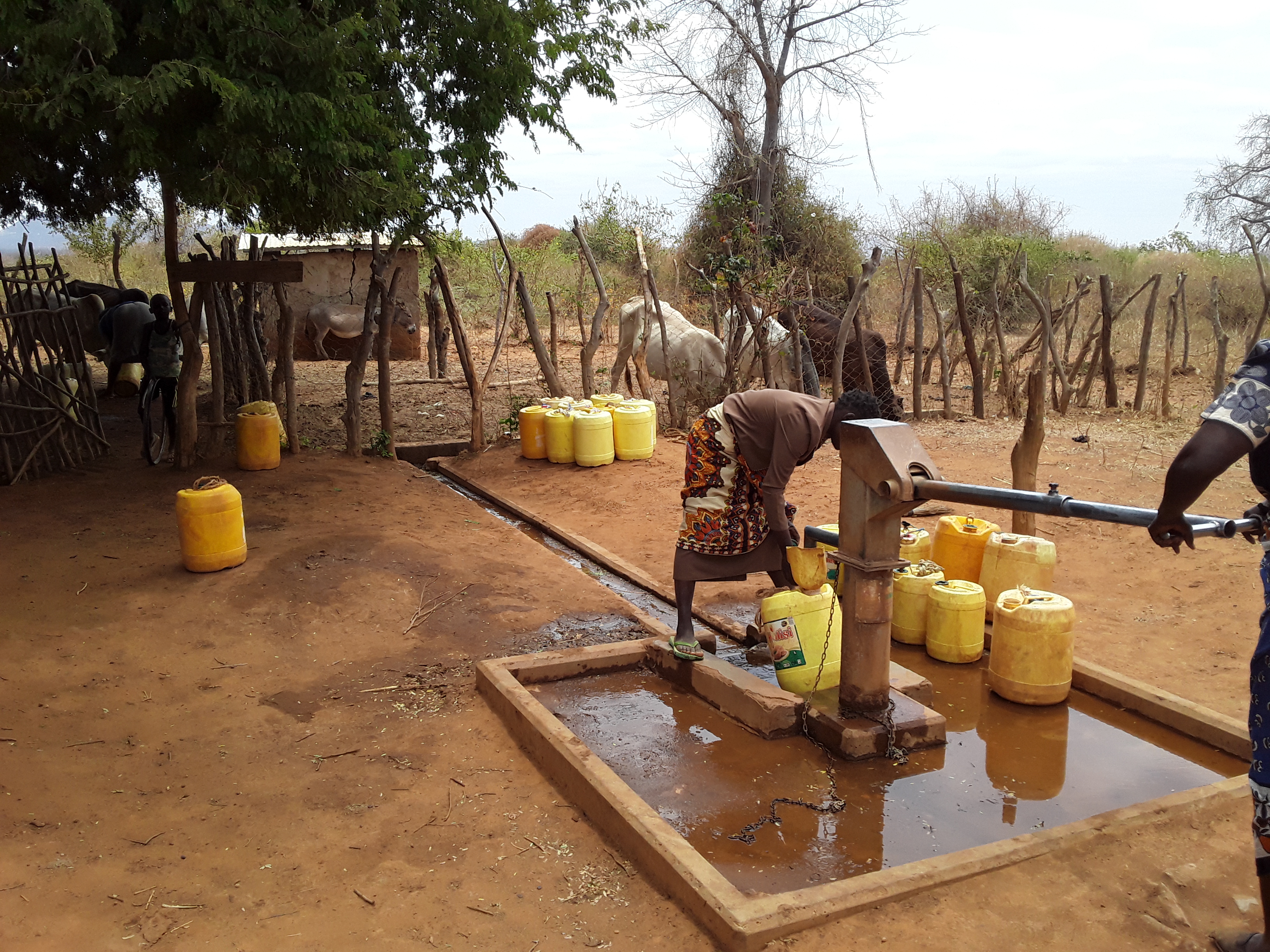 Handpump before motorization