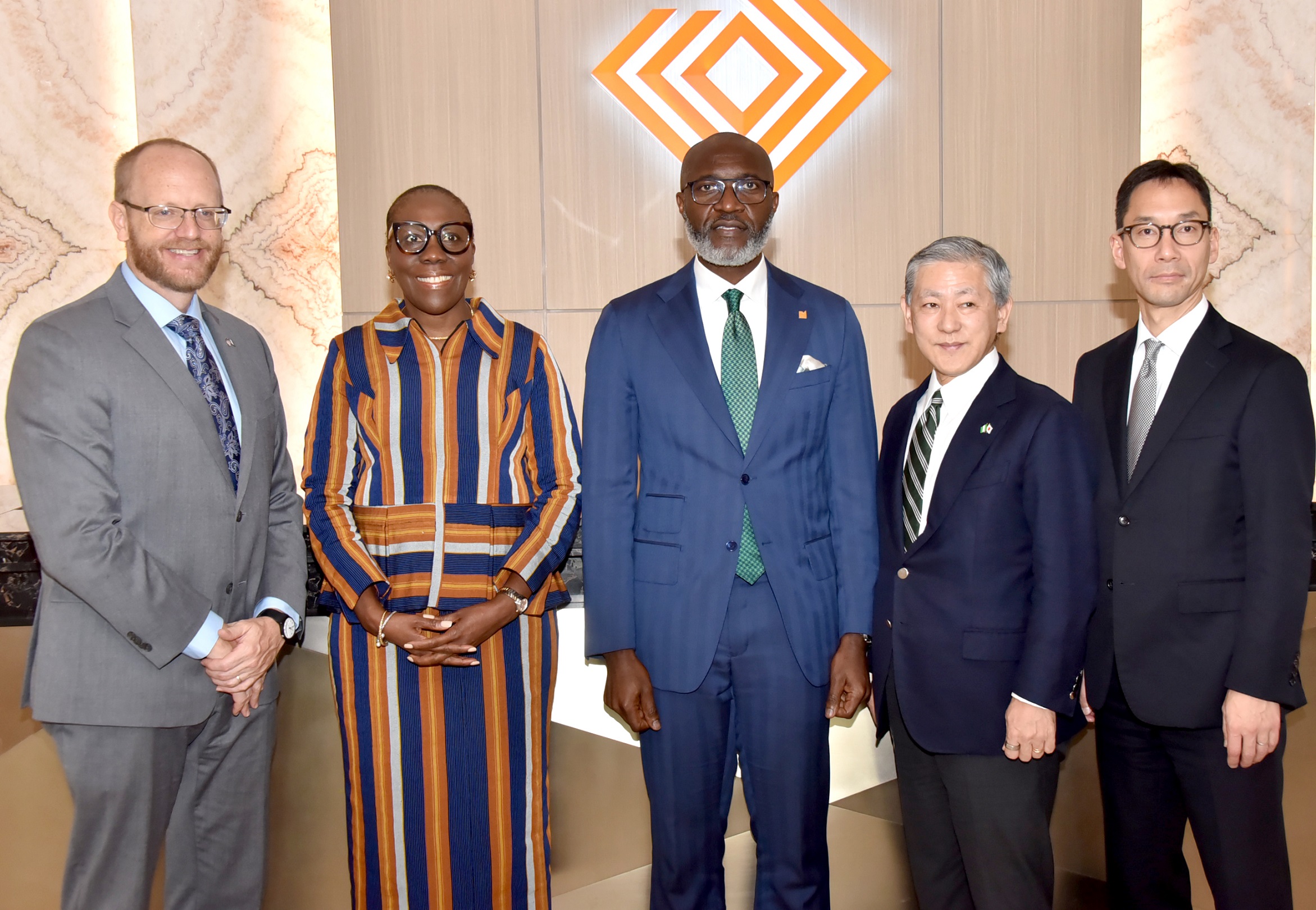 From left to right: attendees from the U.S. Embassy, Citigroup, Access Bank, Embassy of Japan and JICA