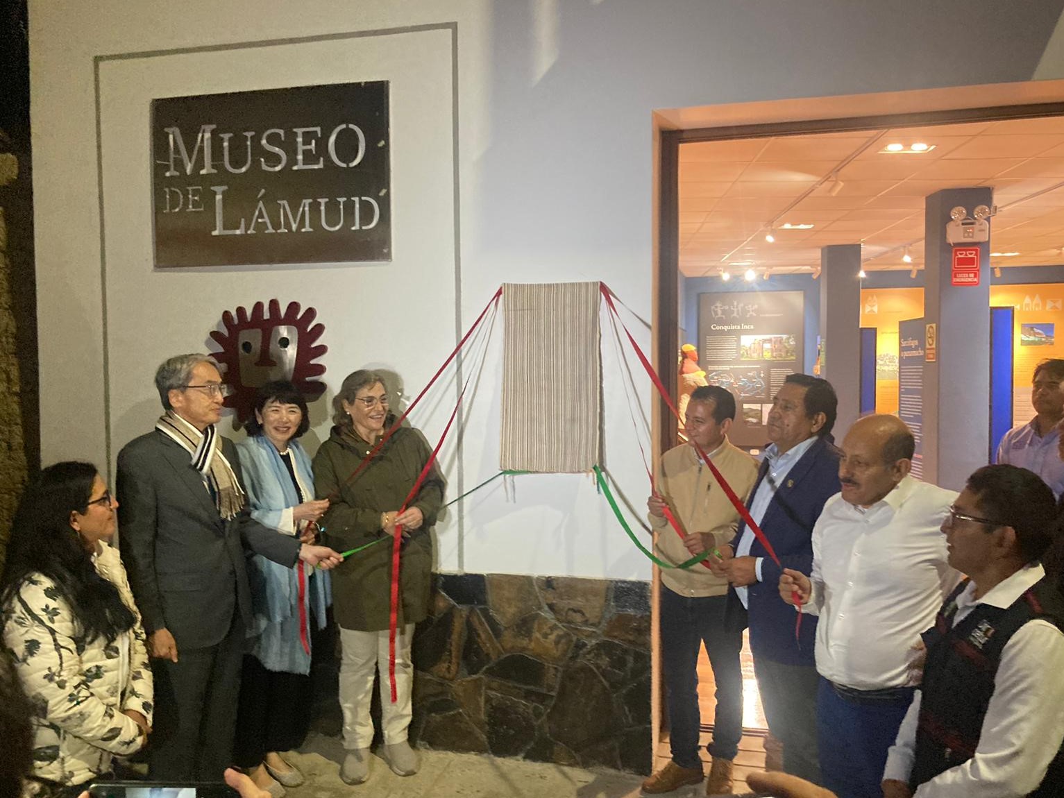 Nameplate unveiling at Lamud Museum