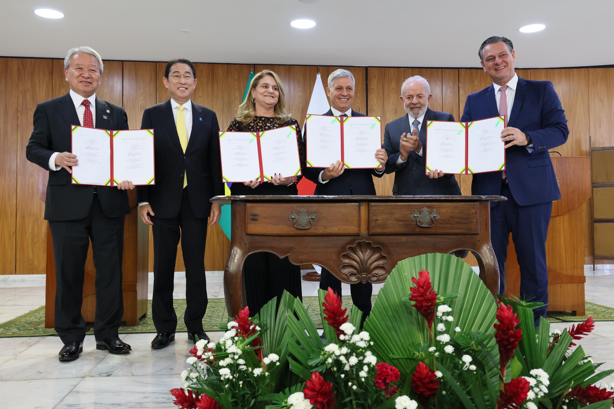 The MoC signing ceremony (Source: Prime Minister’s Office of Japan)