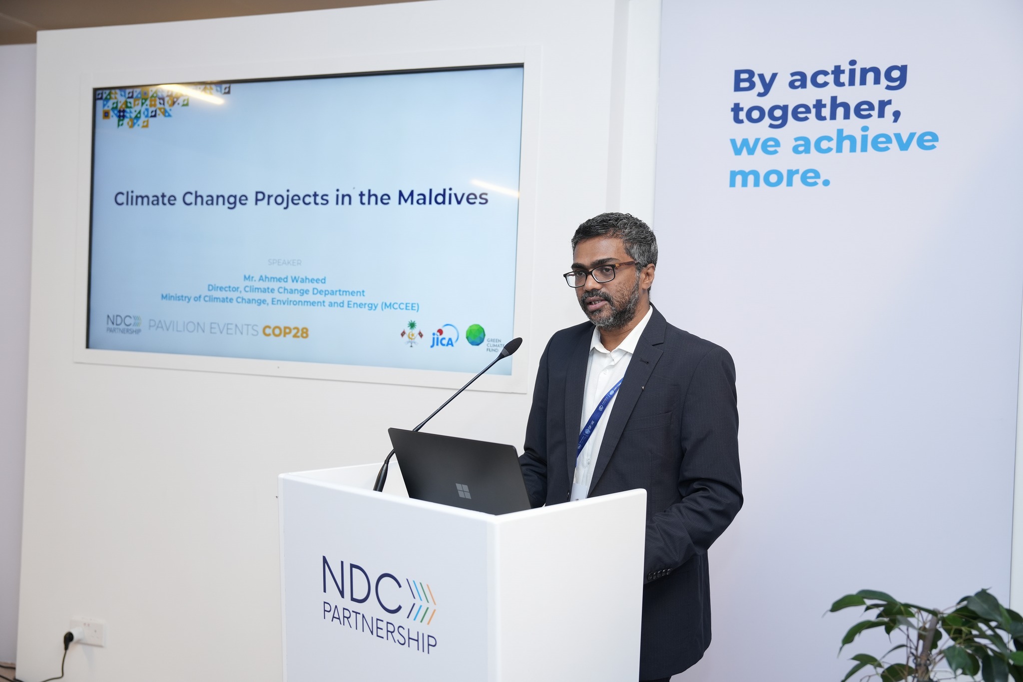 Climate Change Projects in the Maldives, Mr. Ahmed Waheed, Ministry of Climate Change, Environment and Energy (MCCEE)