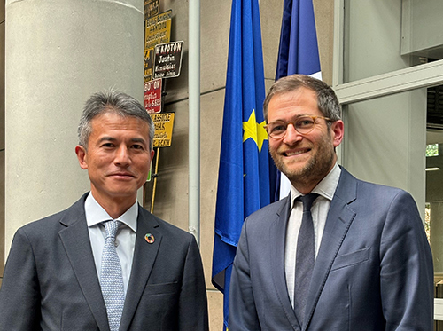 Deepening Partnership with the Agence Française de Développement (AFD) in the Fields of Disaster Prevention, Climate Change Adaptation, and Gender Mainstreaming