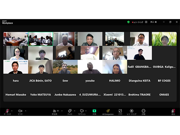 Online seminar to share experiences of School for All project with other countries; Burkina Faso, Niger, Mali, and Senegal