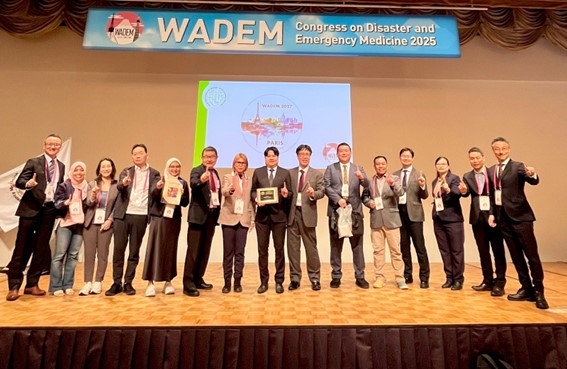 The Project for Strengthening the ASEAN Regional Capacity on Disaster Health Management (ARCH Project) won the award for “Humanitarian Award for Excellence in Disaster Management” in WADEM 2025