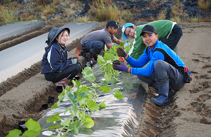 agricultural trainees from Indonesia 