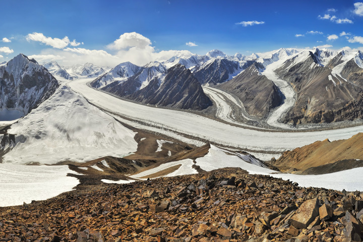 Magnificent glaciers of Tajikistan