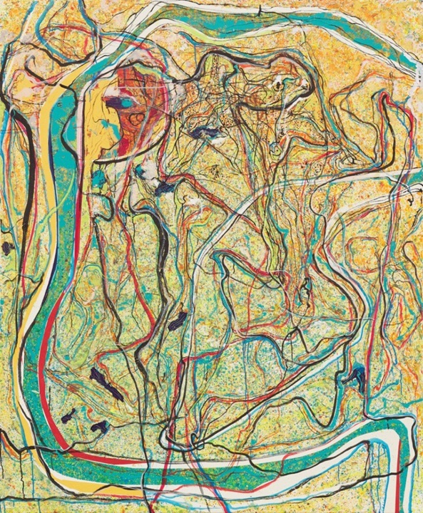 Tesfaye's work "Balance of Movement." A finalist in the 2024 Art Prize by Japanese startup HERALBONY, which promotes art by people with disabilities. Adopted as JICA's TICAD 9 key visual. (Source) https://ticad9event.jica.go.jp/