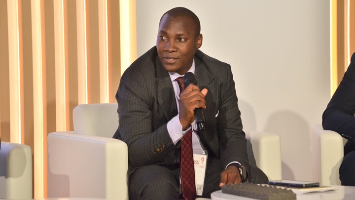 Photo: Richard Ssempala, one of the panelists, speaking at the event