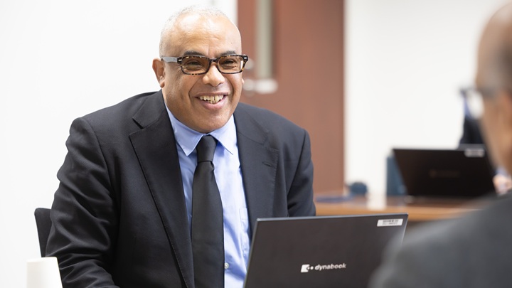 Photo: The interview was conducted by Seifudein Adem, Research Fellow at the JICA Ogata Research Institute.