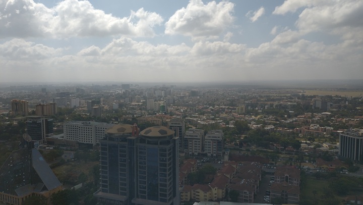 Photo: The cityscape of Nairobi. You can feel Kenya’s rapid development by gazing onto the bustling landscape. 