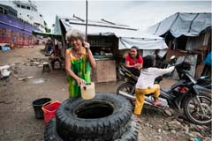 フィリピン・タクロバンの住民