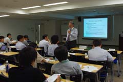 Dozens of people gathered for the seminar