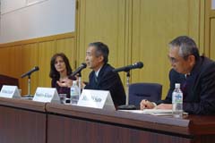 Leach, Kitano and Sato(from left)