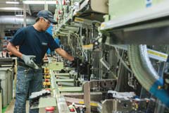 An automobile parts factory in Mexico