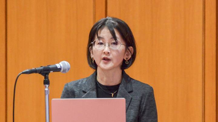 Photo:Miyahara Chie, Director General of the JICA Ogata Research Institute