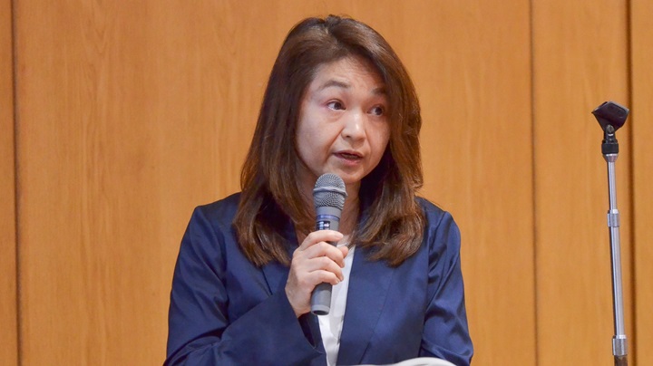 Photo:Saito Kiyoko, Senior Research Fellow at the JICA Ogata Sadako Research Institute for Peace and Development